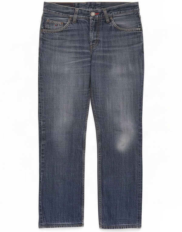 Tommy Hilfiger Mens Straight Jeans W30 L28 Blue Cotton
