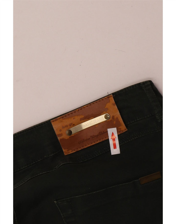 Zara Womens Crop Slim Jeans EU 40 Medium W30 L24 Green