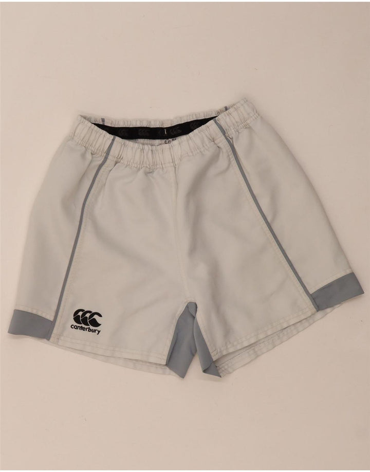 CANTERBURY Mens Sport Shorts Medium  Off White Colourblock