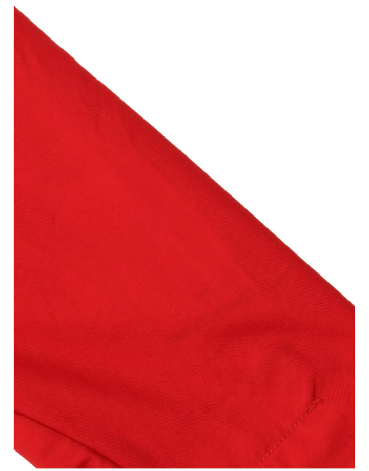 Kappa Womens Rain Jacket UK 10 Small Red Polyamide