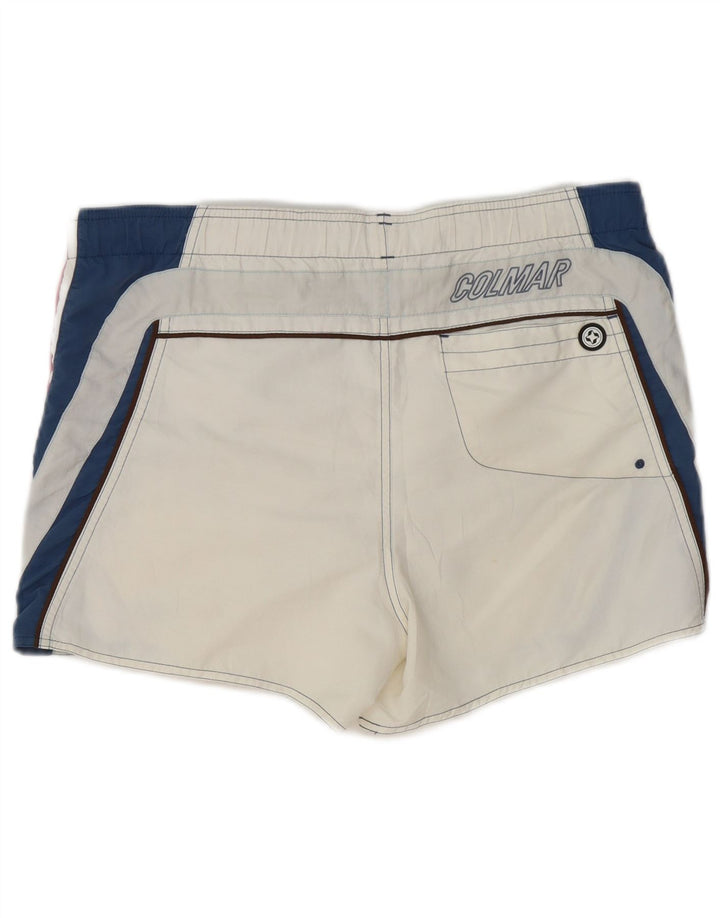 Colmar Mens Swimming Shorts EU 46 Small  White Colourblock