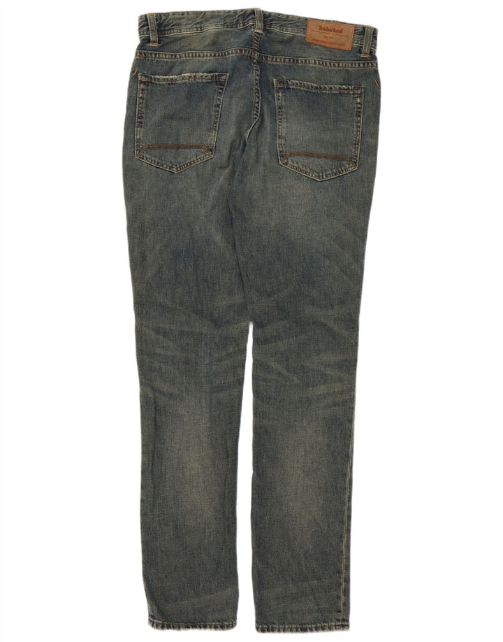 Timberland Mens Slim Jeans W32 L32 Blue Cotton