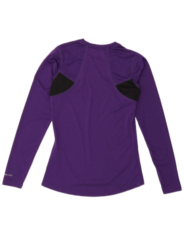 Mountain Warehouse Womens IsoCool Top Long Sleeve UK 8 Small Purple