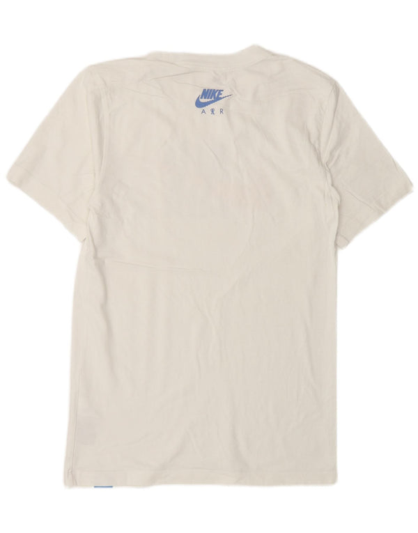 Nike Mens Graphic T-Shirt Top Small White Cotton Sports