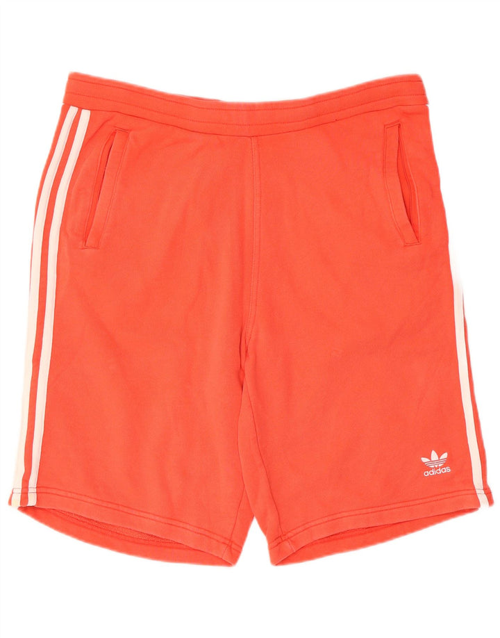 Adidas Mens Sport Shorts Large Red Cotton