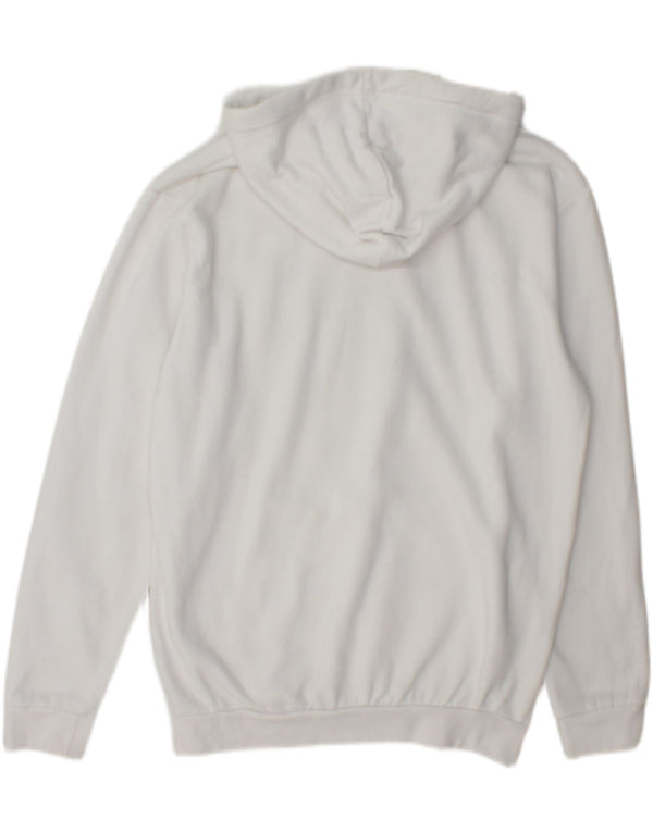 Sergio Tacchini Mens Graphic Hoodie Jumper Medium White Cotton