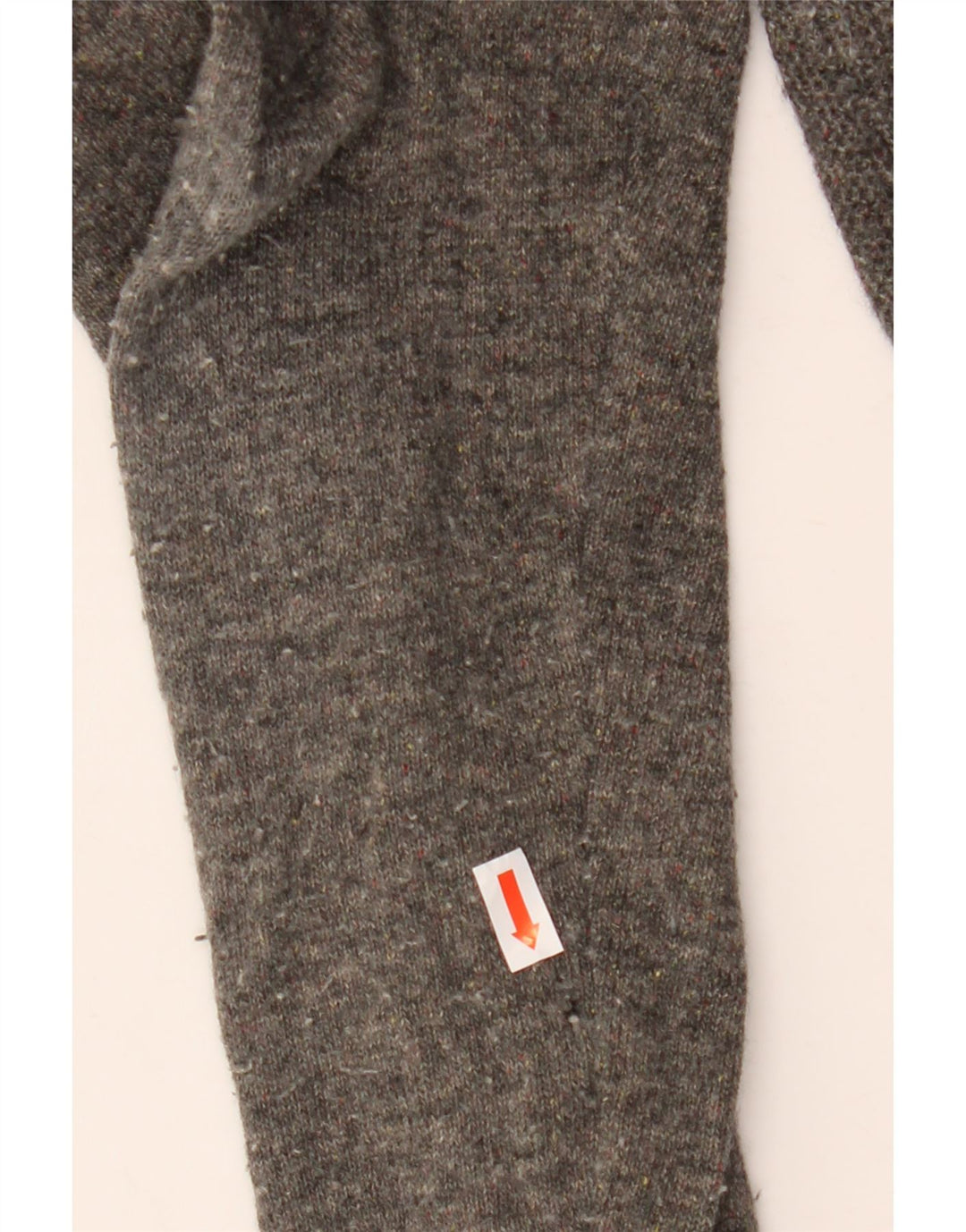 Tommy Hilfiger Mens Button Neck Jumper Sweater Medium Grey Wool