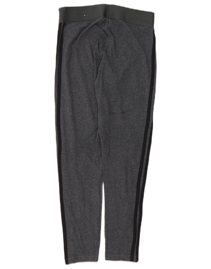 ADIDAS Womens Leggings UK 8/10 Small  Grey Cotton