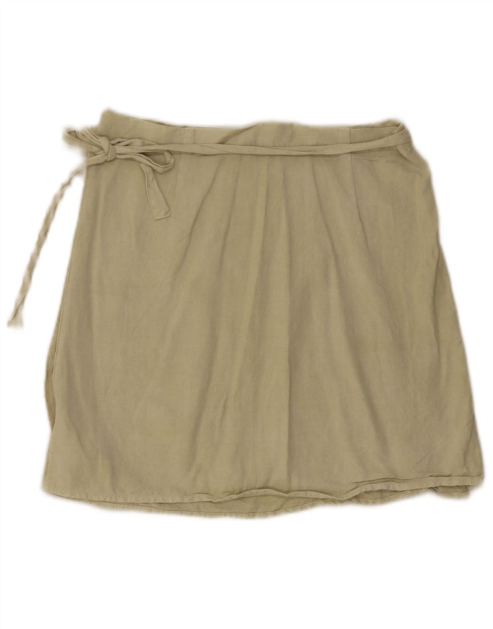 Rip Curl Womens Wrap Skirt Large W30 Green Viscose