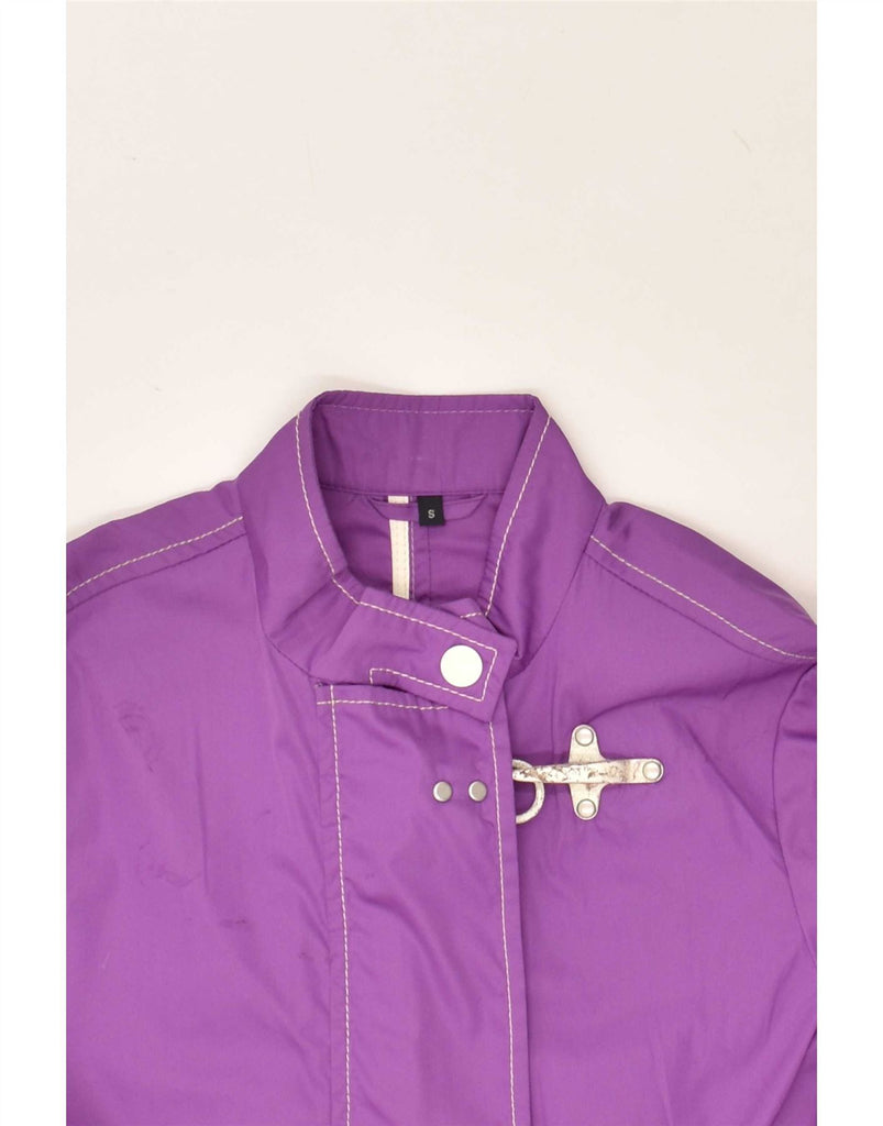 FAY Womens Bomber Jacket UK 10 Small Purple Vintage Fay and Second-Hand Fay from Messina Hembry 