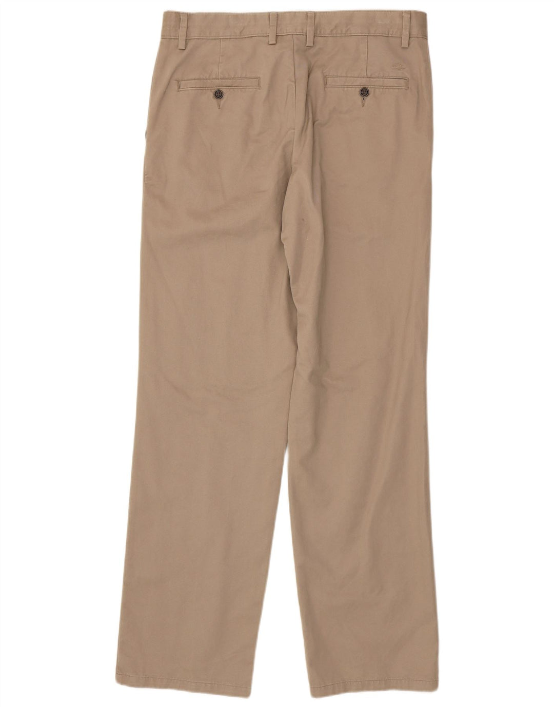 DOCKERS Mens Straight Chino Trousers W34 L34 Beige Cotton