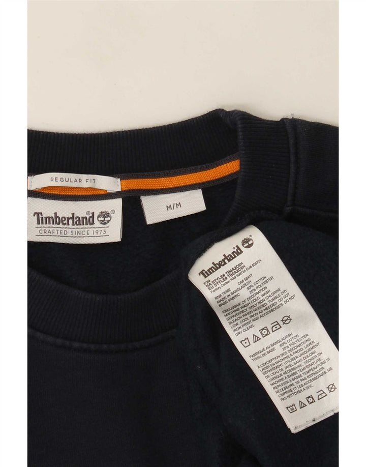 Timberland Mens Regular Fit Graphic Sweatshirt Jumper Medium Navy Blue
