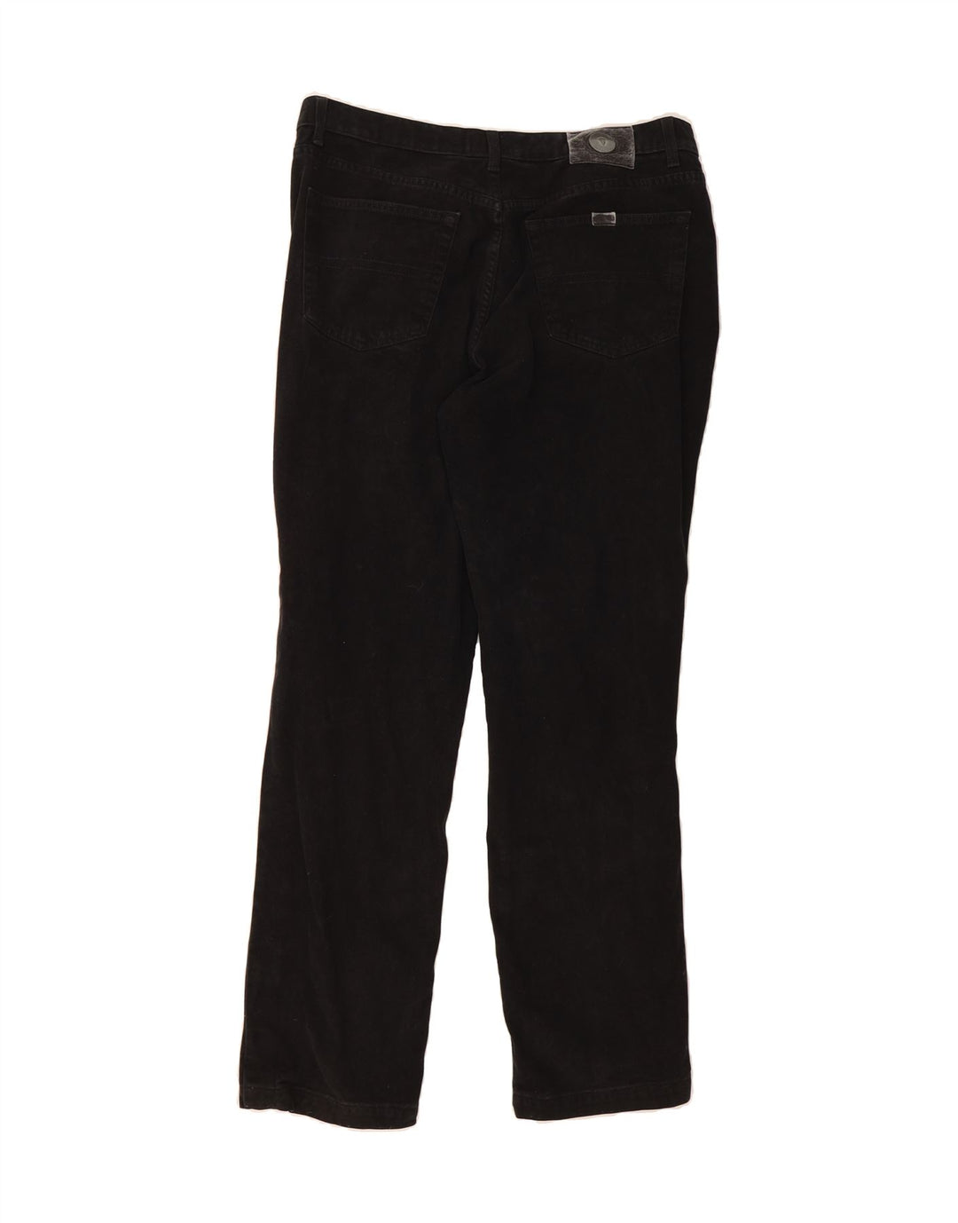 TRUSSARDI Mens Straight Jeans W38 L31 Black Cotton Vintage Trussardi and Second-Hand Trussardi from Messina Hembry 