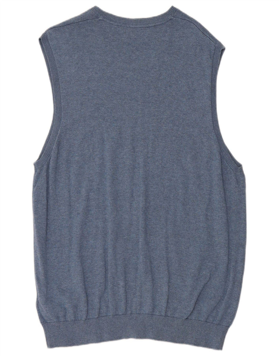Marks & Spencer Mens Vest Tank Top XL Blue Cotton