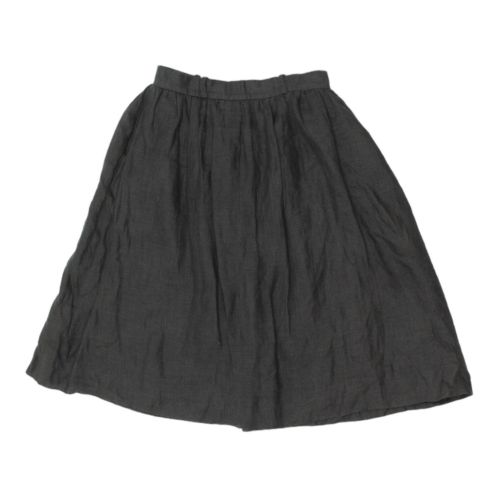 Valentino Womens Black A Line Skirt | Vintage High End Luxury Designer VTG | Vintage Messina Hembry | Thrift | Second-Hand Messina Hembry | Used Clothing | Messina Hembry 