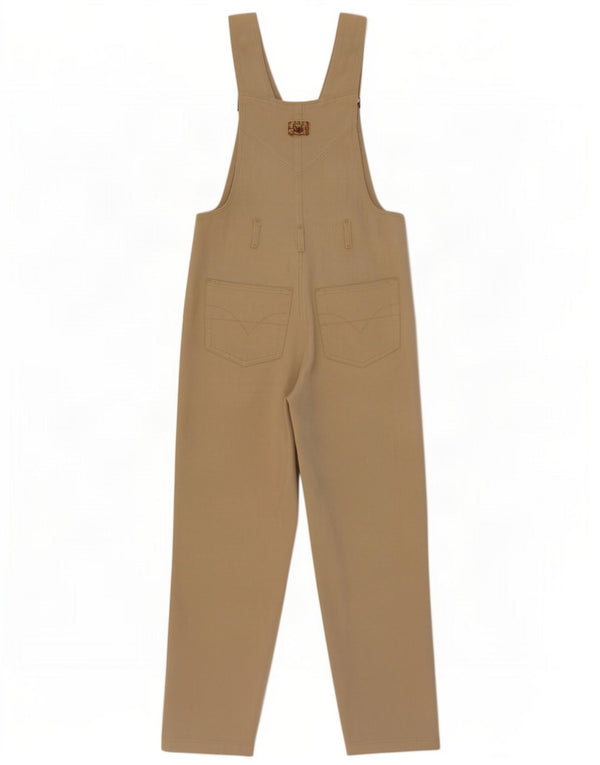 Vintage Mens Dungarees Corduroy Trousers W34 L31 Khaki Cotton