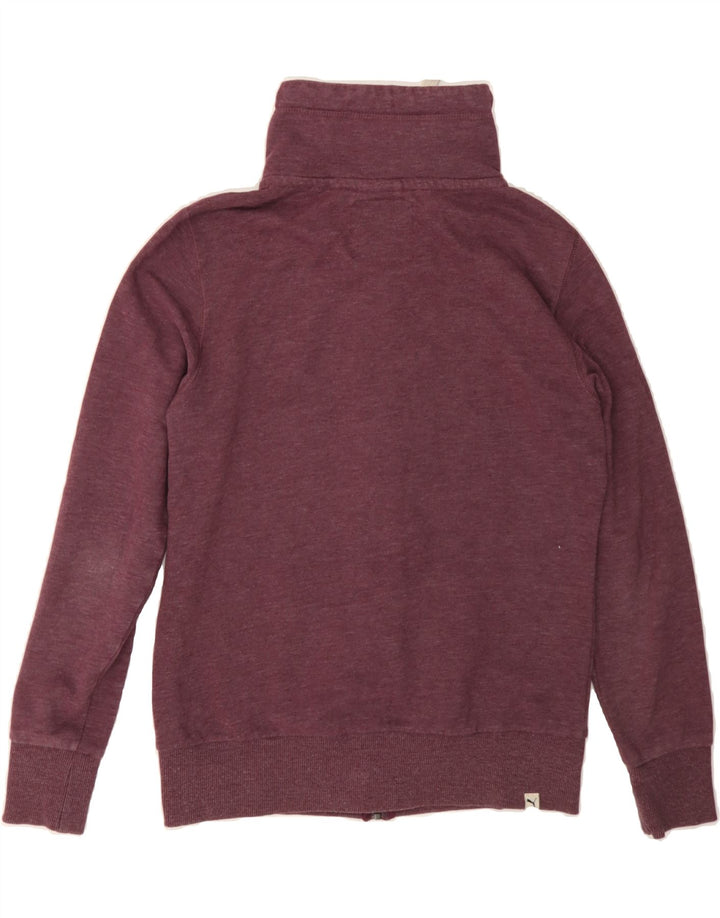 PUMA Womens Tracksuit Top Jacket UK 12 Medium Burgundy Vintage Puma and Second-Hand Puma from Messina Hembry 