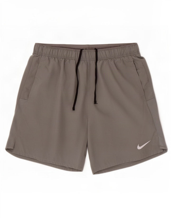 Nike Mens Dri Fit Sport Shorts Medium Grey Polyester