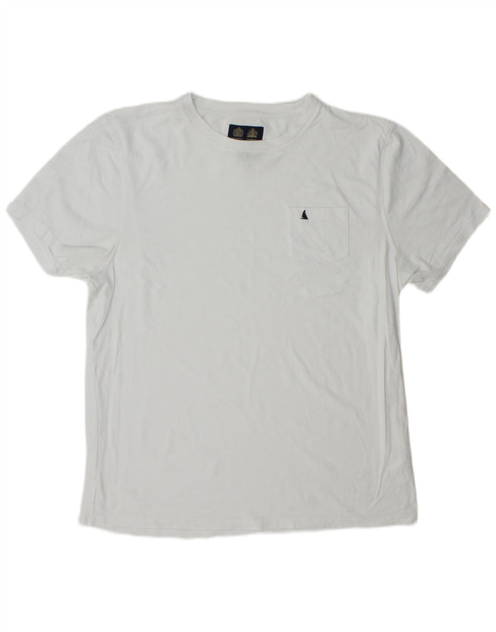 Musto Mens T-Shirt Top XL White Cotton