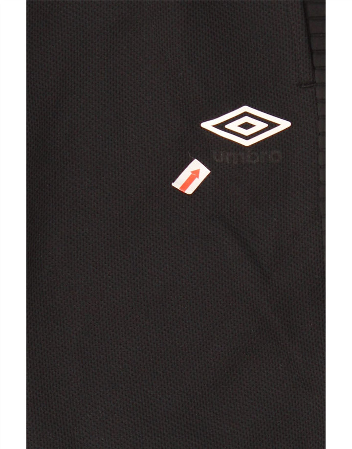 UMBRO Boys Tracksuit Trousers Joggers 8-9 Years Medium Black Polyester Vintage Umbro and Second-Hand Umbro from Messina Hembry 