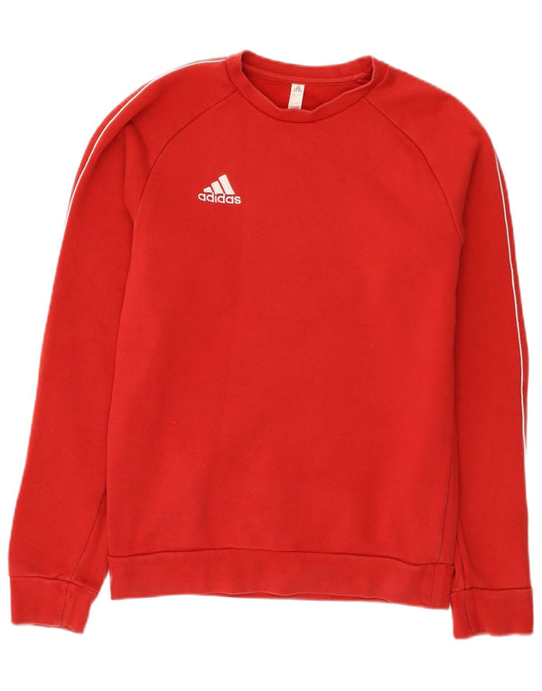 Adidas Mens Sweatshirt Jumper Small Red Cotton