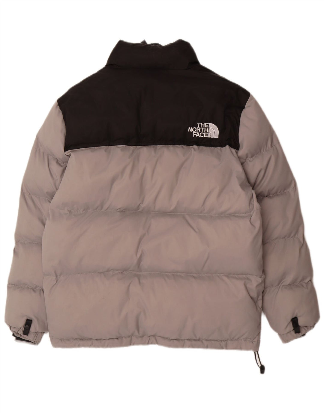 THE NORTH FACE Mens Padded Jacket UK 36 Small Grey Colourblock Polyester