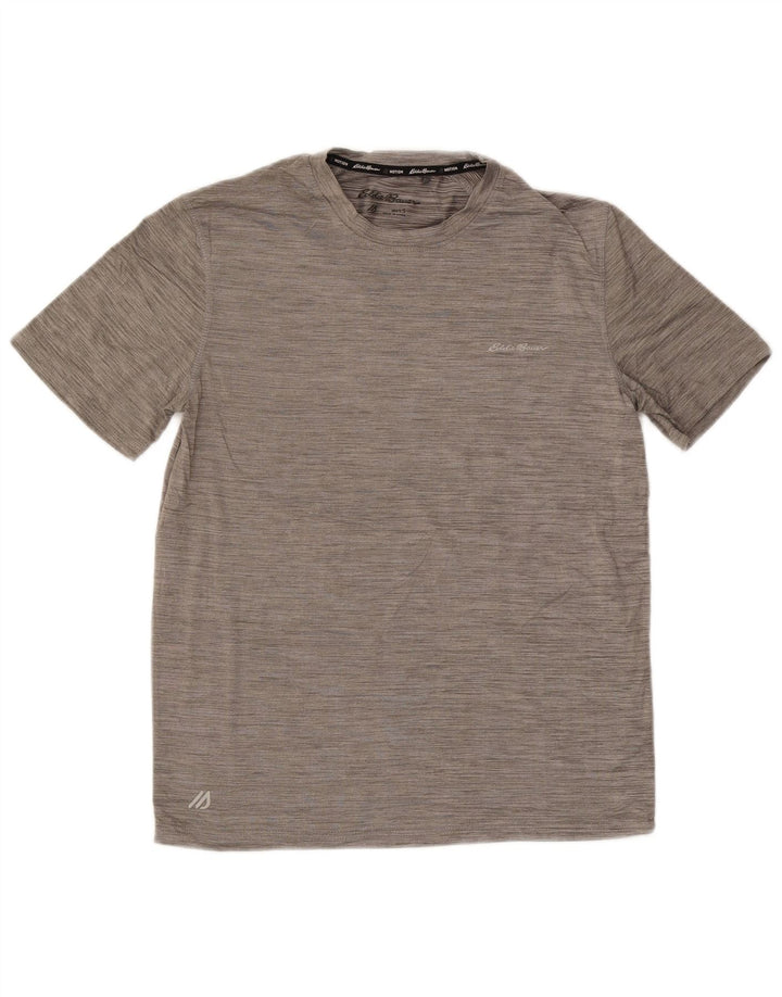 EDDIE BAUER Mens T-Shirt Top Small Grey Flecked