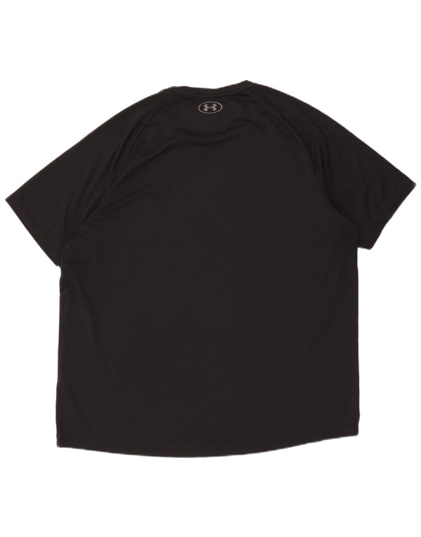 Under Armour Mens T-Shirt Top 2XL Black