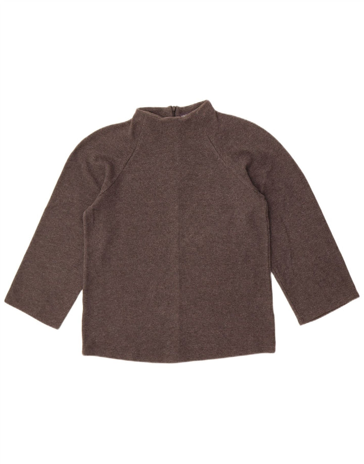 Marks & Spencer Womens Turtle Neck Jumper Sweater UK 12 Medium Grey
