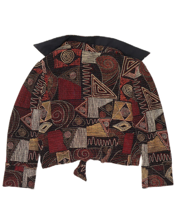 Joseph Ribkoff Womens Blazer Jacket UK 14 Large Multicoloured Geometric