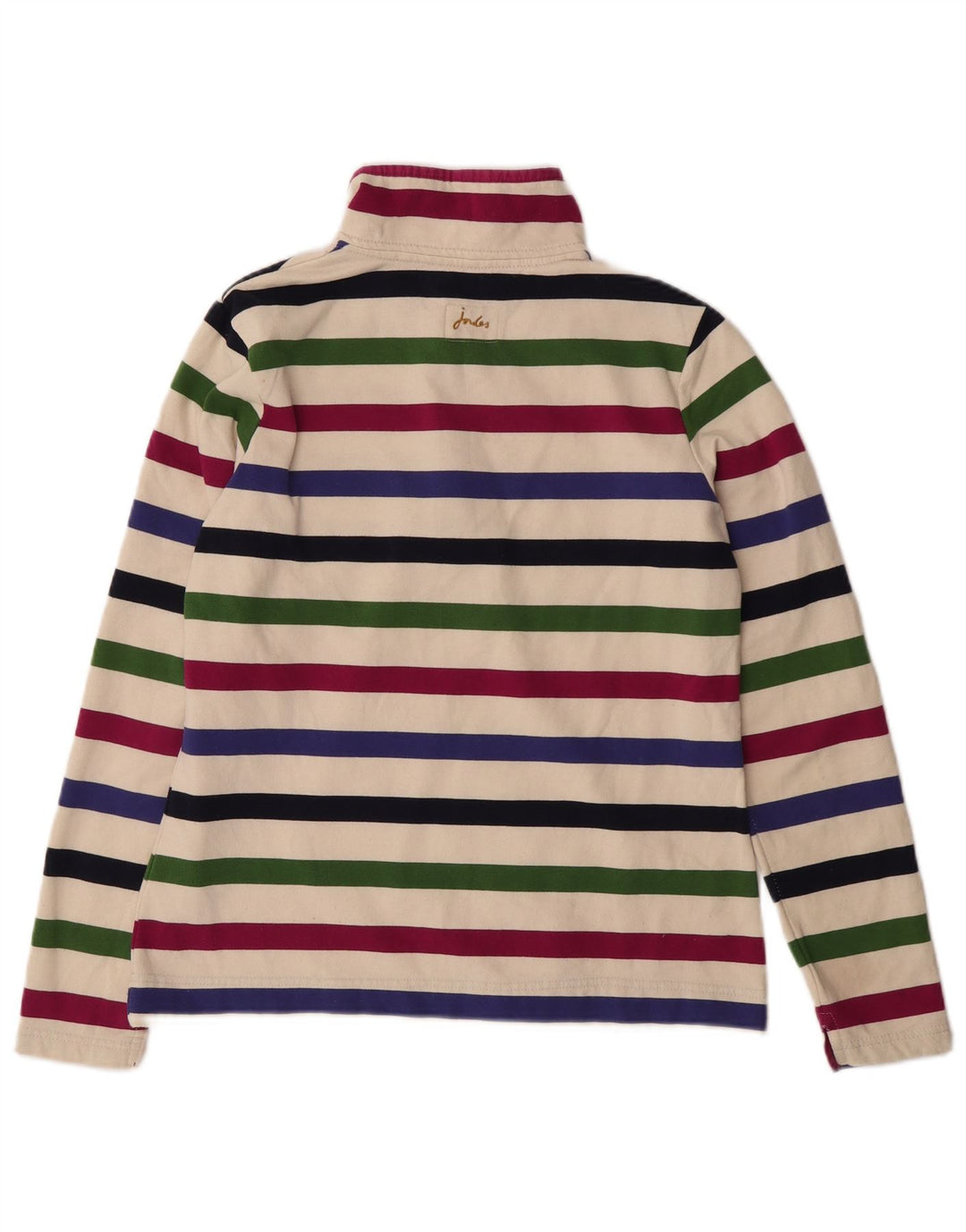 JOULES Womens Sweatshirt Jumper UK 12 Medium  Multicoloured Striped