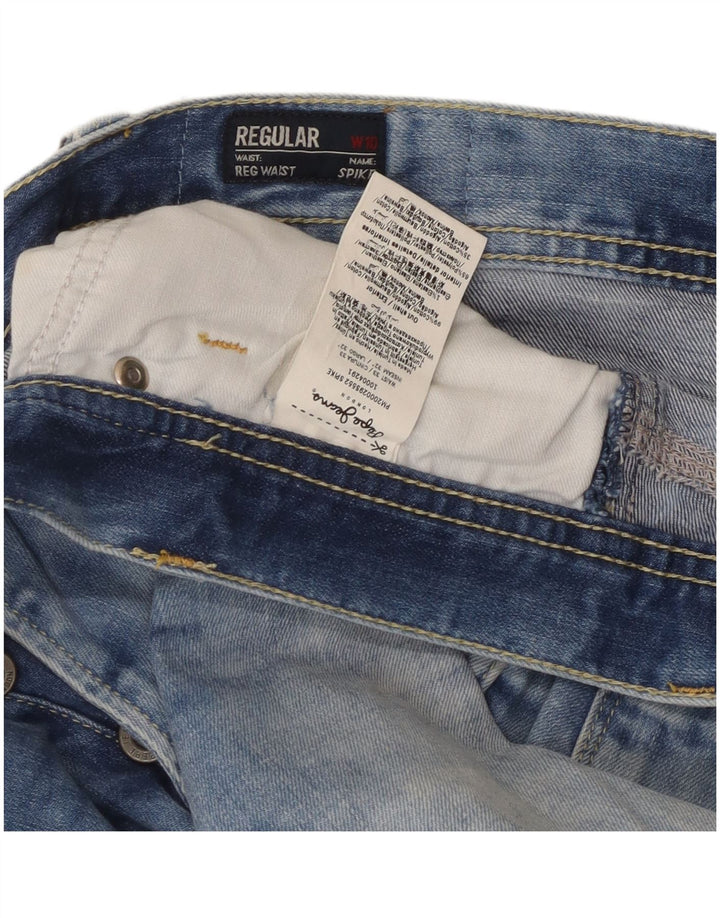 PEPE Jeans Womens Straight Jeans W33 L32 Blue Cotton
