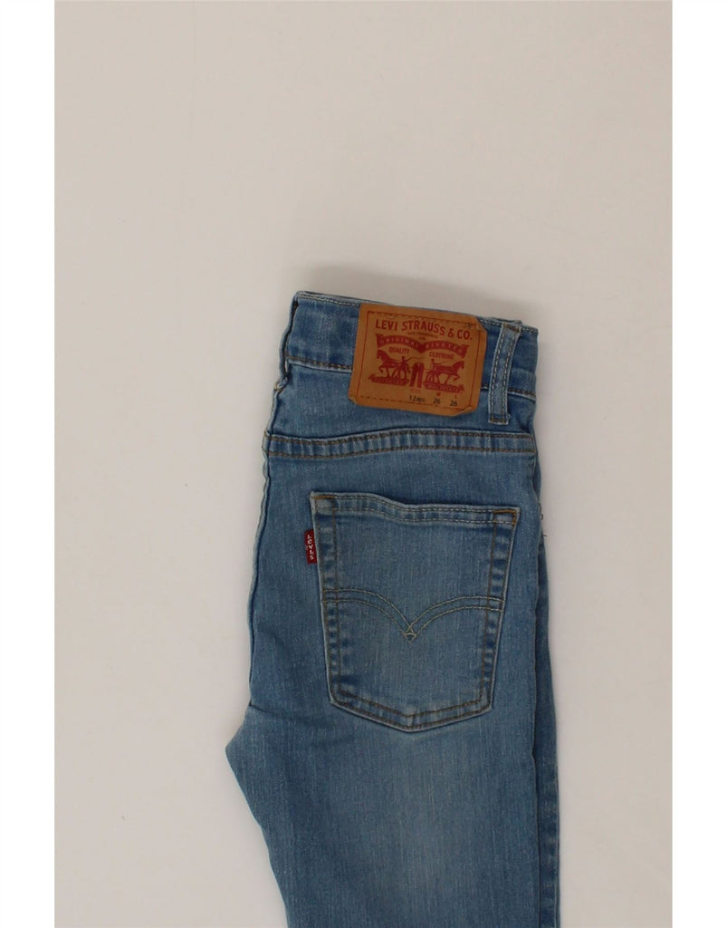 LEVI'S Boys 510 Skinny Jeans 11-12 Years W26 L26 Blue Cotton Vintage Levi's and Second-Hand Levi's from Messina Hembry 