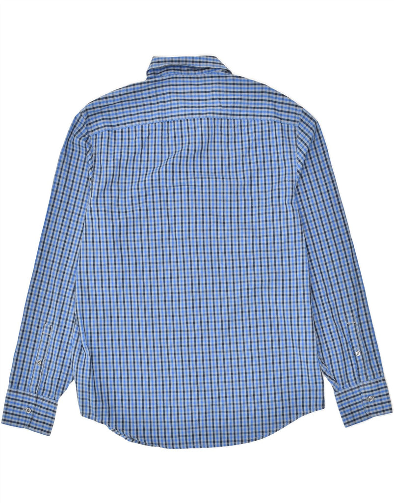 PENGUIN Mens Classic Fit Shirt Large Blue Check Cotton | Vintage Penguin | Thrift | Second-Hand Penguin | Used Clothing | Messina Hembry 