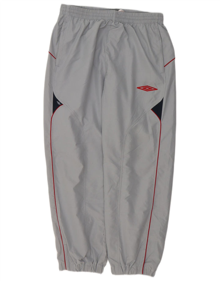 Umbro Mens Tracksuit Trousers Joggers XL  Grey Colourblock Polyester