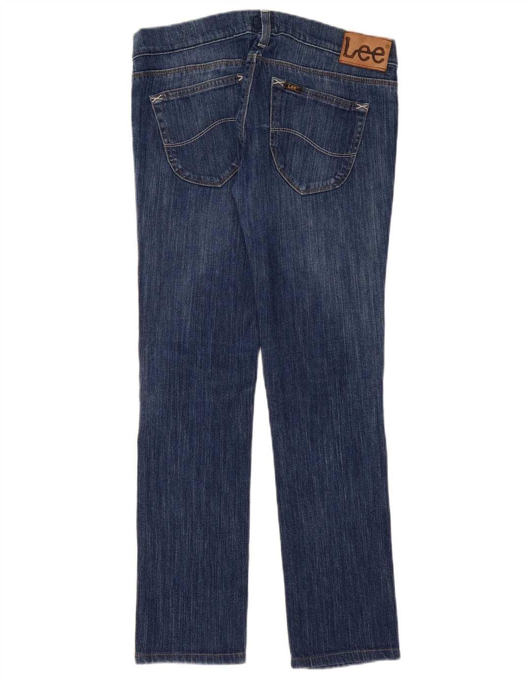 Lee Womens Lynn Narrow Slim Jeans W29 L29 Blue Cotton