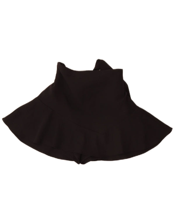 Zara Womens Mini Skirt Small W26 Black Cotton
