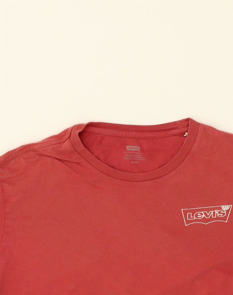 LEVI'S Mens T-Shirt Top Medium Red Cotton | Vintage Levi's | Thrift | Second-Hand Levi's | Used Clothing | Messina Hembry 