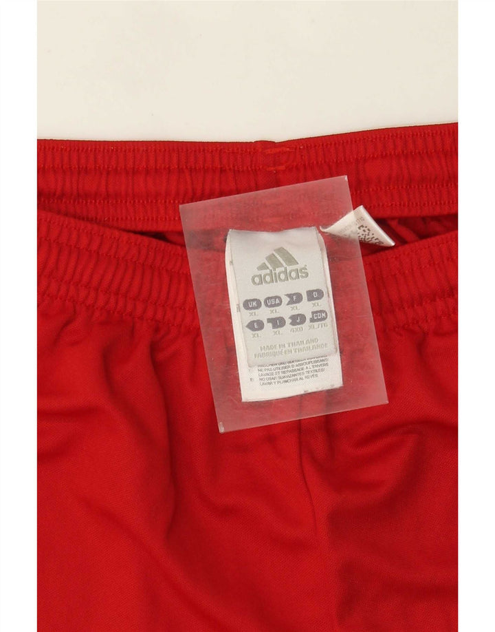 Adidas Mens Climalite Sport Shorts XL Red Polyester