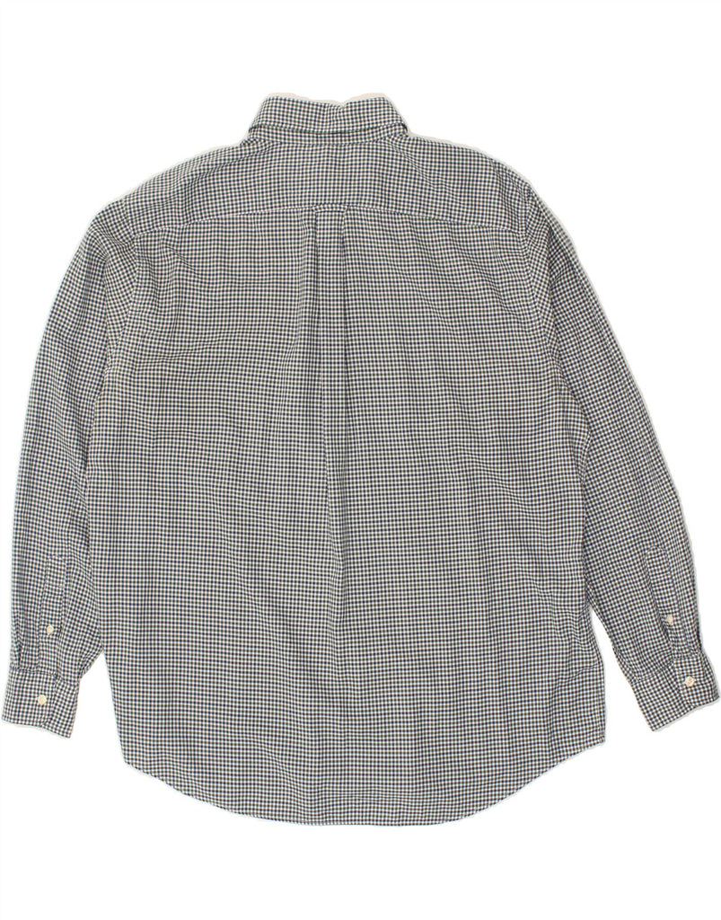 NAUTICA Mens Shirt XL Green Check Cotton | Vintage Nautica | Thrift | Second-Hand Nautica | Used Clothing | Messina Hembry 