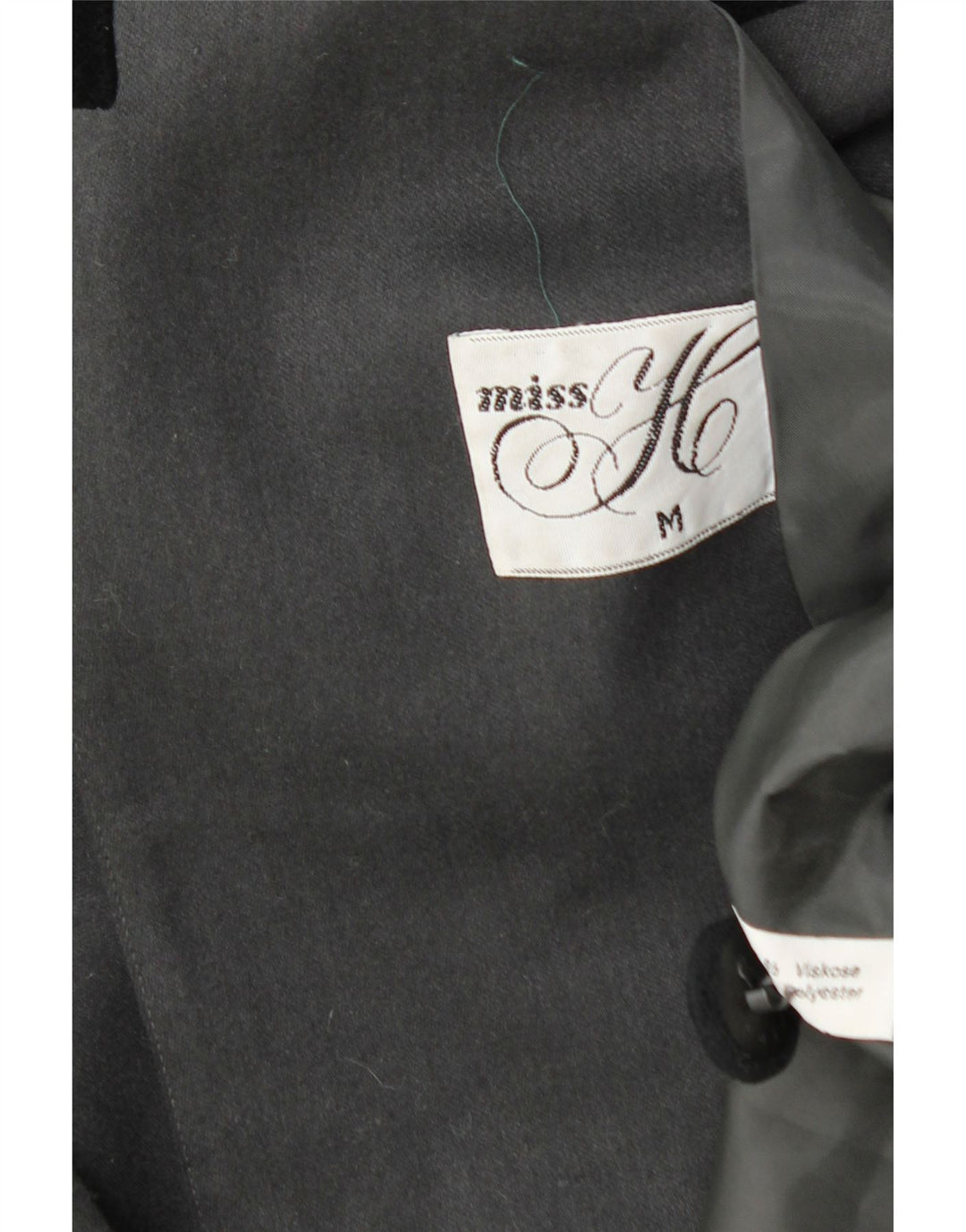 MISS H Womens Double Breasted Blazer Jacket UK 14 Medium Grey Colourblock