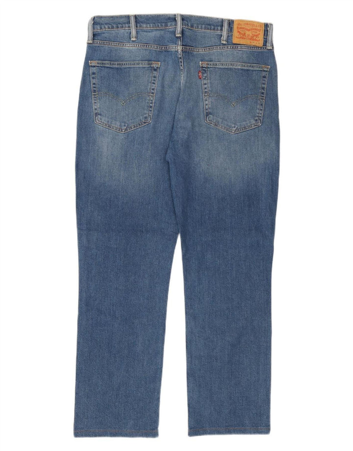 Levi's Mens 514 Straight Jeans W38 L32 Blue Cotton