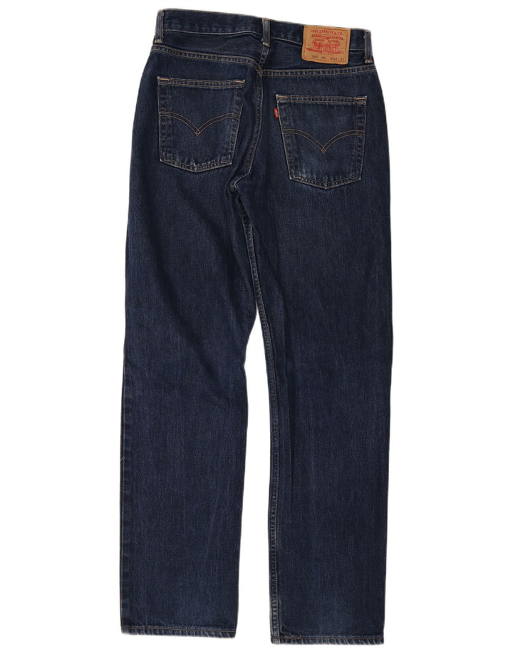 Levi's Mens 582 Straight Jeans W30 L32 Blue Cotton