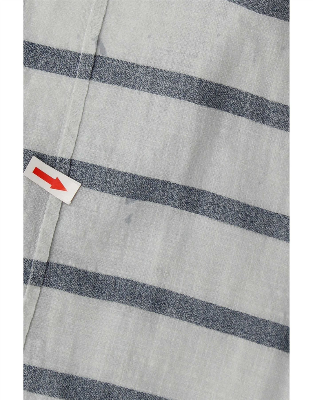 Zara Womens Oversized Blouse Top UK 18 XL Blue Striped