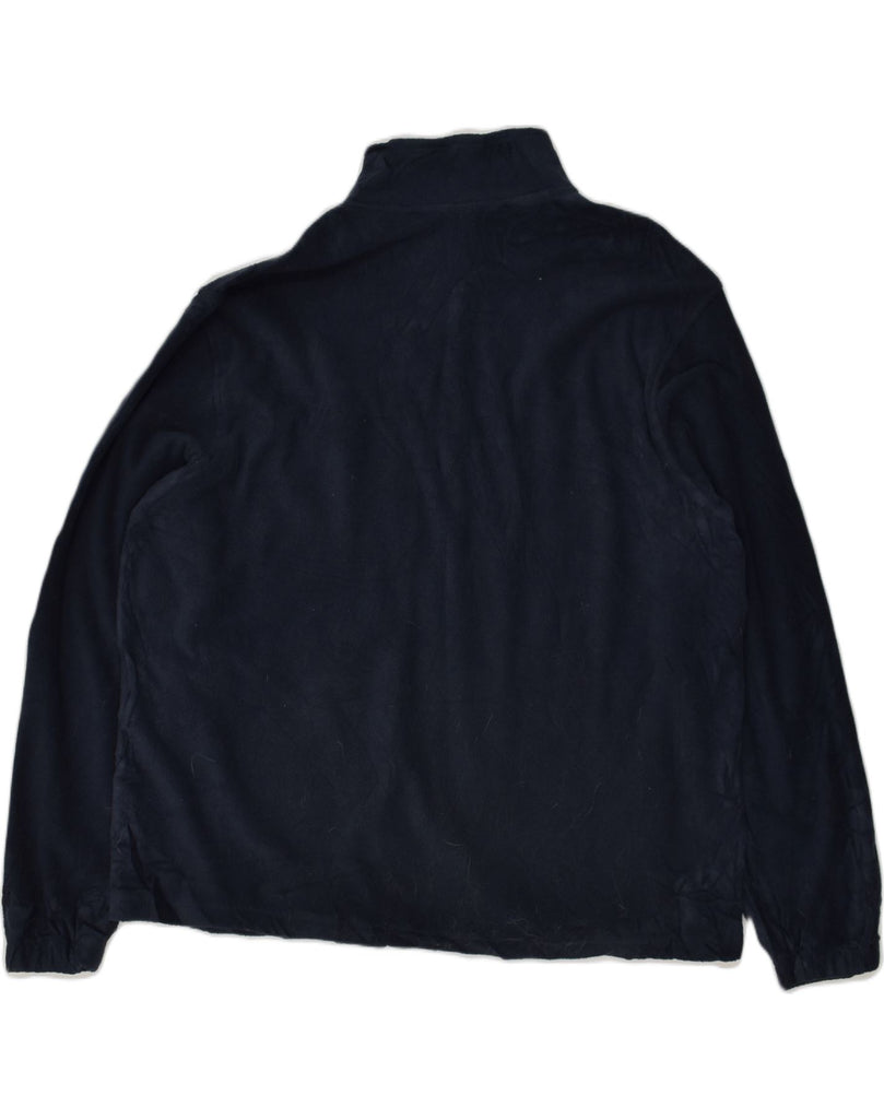 STARTER Mens Fleece Jacket Size 46-48  XL Navy Blue Polyester | Vintage Starter | Thrift | Second-Hand Starter | Used Clothing | Messina Hembry 