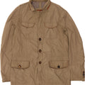 MASSIMO DUTTI Mens Utility Jacket UK 42 XL Brown Nylon Vintage Massimo Dutti and Second-Hand Massimo Dutti from Messina Hembry 