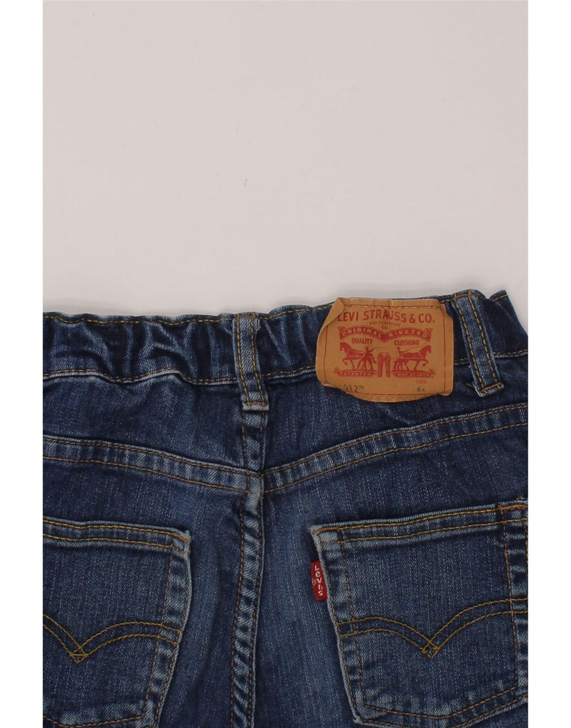LEVI'S Boys 512 Tapered Slim Jeans 5-6 Years W21 L19 Blue Vintage Levi's and Second-Hand Levi's from Messina Hembry 