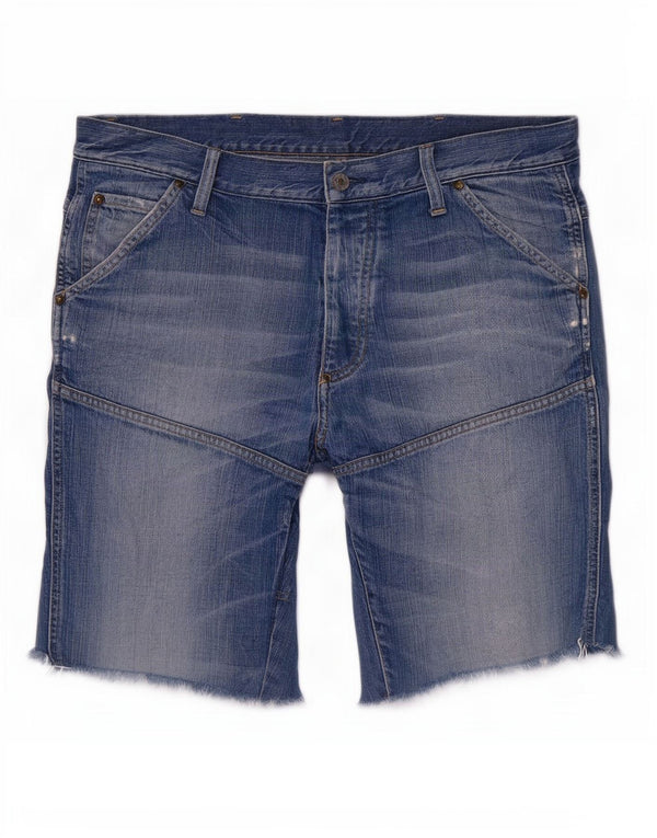 Betty Barclay Mens Denim Shorts W34 Large Blue Cotton