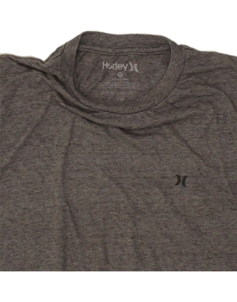 HURLEY Mens T-Shirt Top Medium Grey Flecked | Vintage Hurley | Thrift | Second-Hand Hurley | Used Clothing | Messina Hembry 