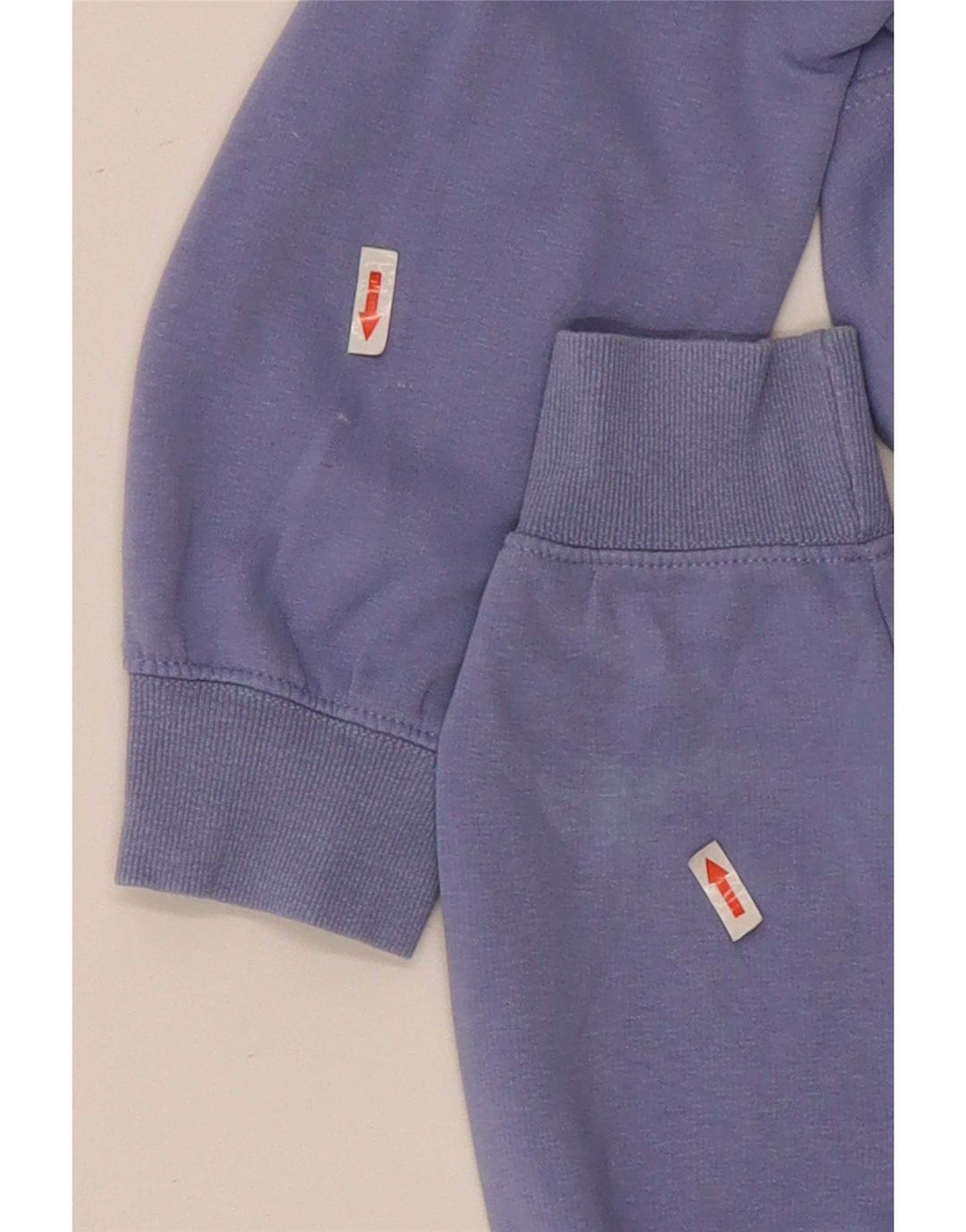 Zara Womens Crop Sweatshirt Jumper UK 12 Medium Purple Cotton